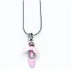 2789 Enamel shoe w/satin ribbon necklace (3pc) 2789 Enamel shoe w/satin ribbon necklace (3pc)